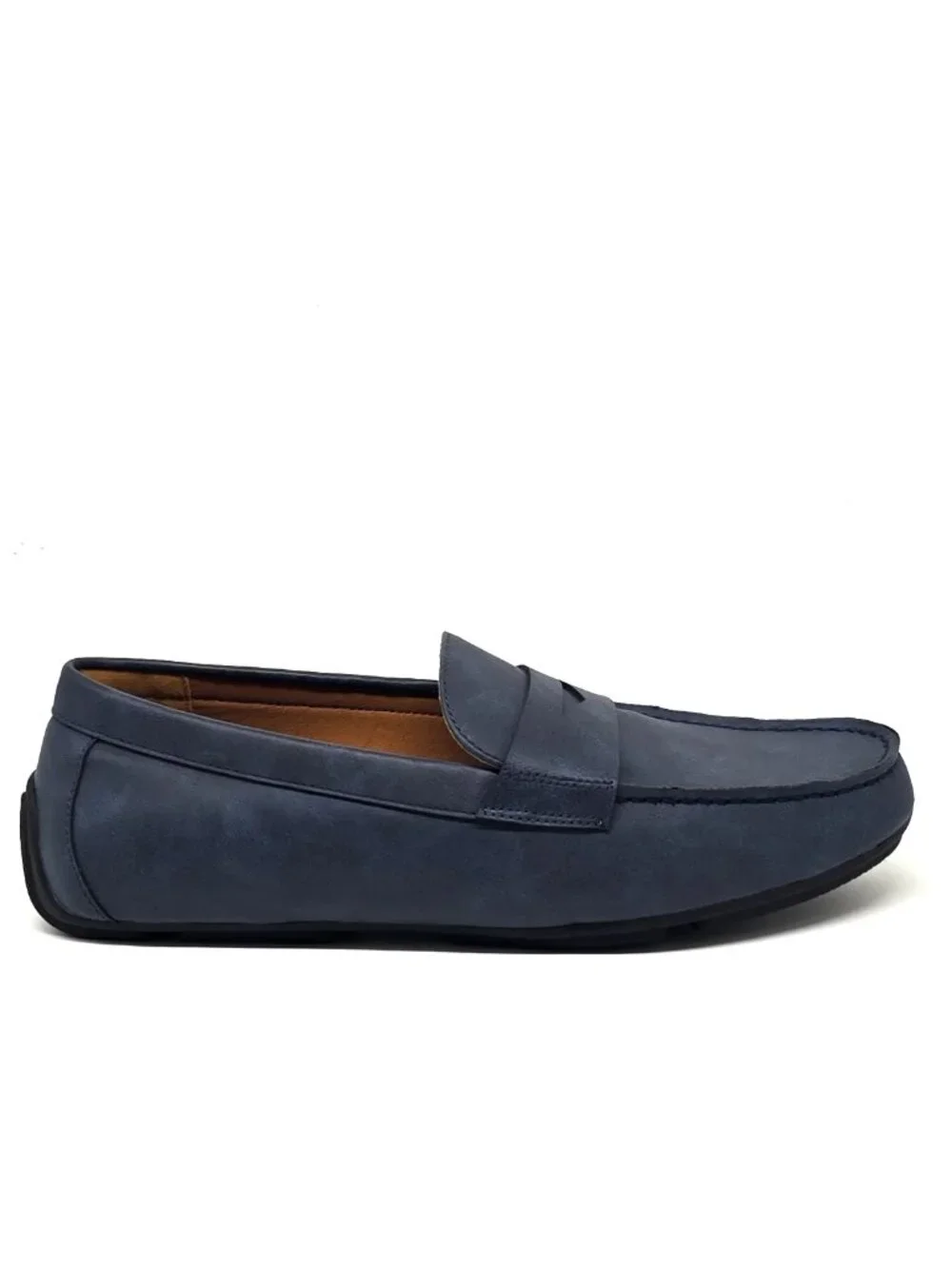 ALFANI Iker Blue Boat Loafers Comfort Casual Driver Shoes Men's Size 10.5 M